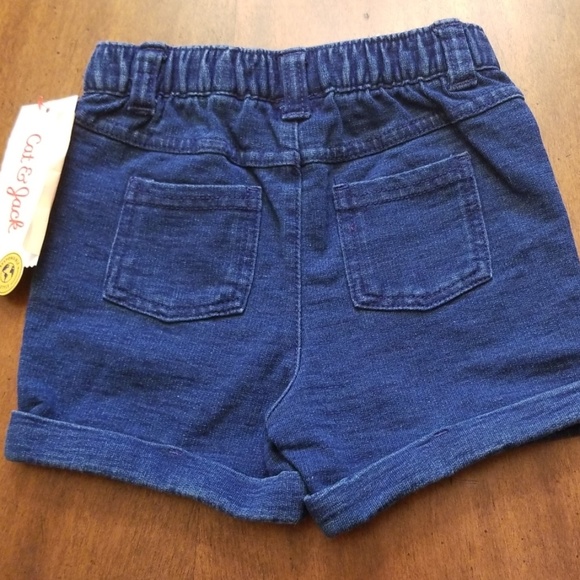 ~5 Below~ Soft Denim Shorts Cat & Jack - Picture 2 of 2